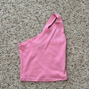 One shoulder tank